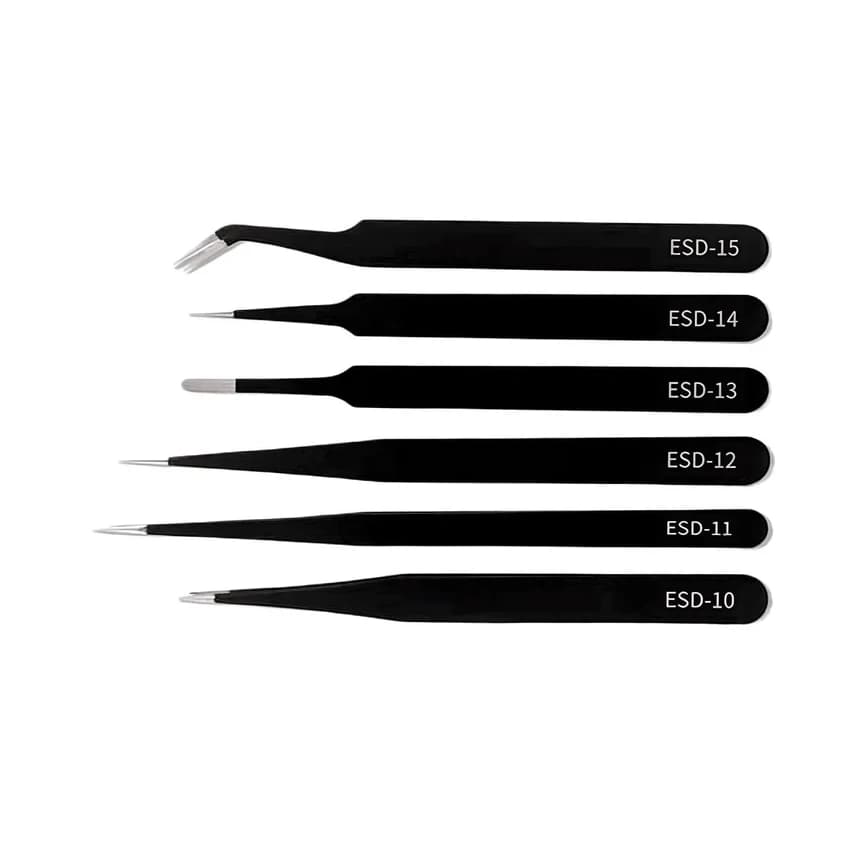 Globalss- Metal Tweezers, Thickness: 1-2 MM
