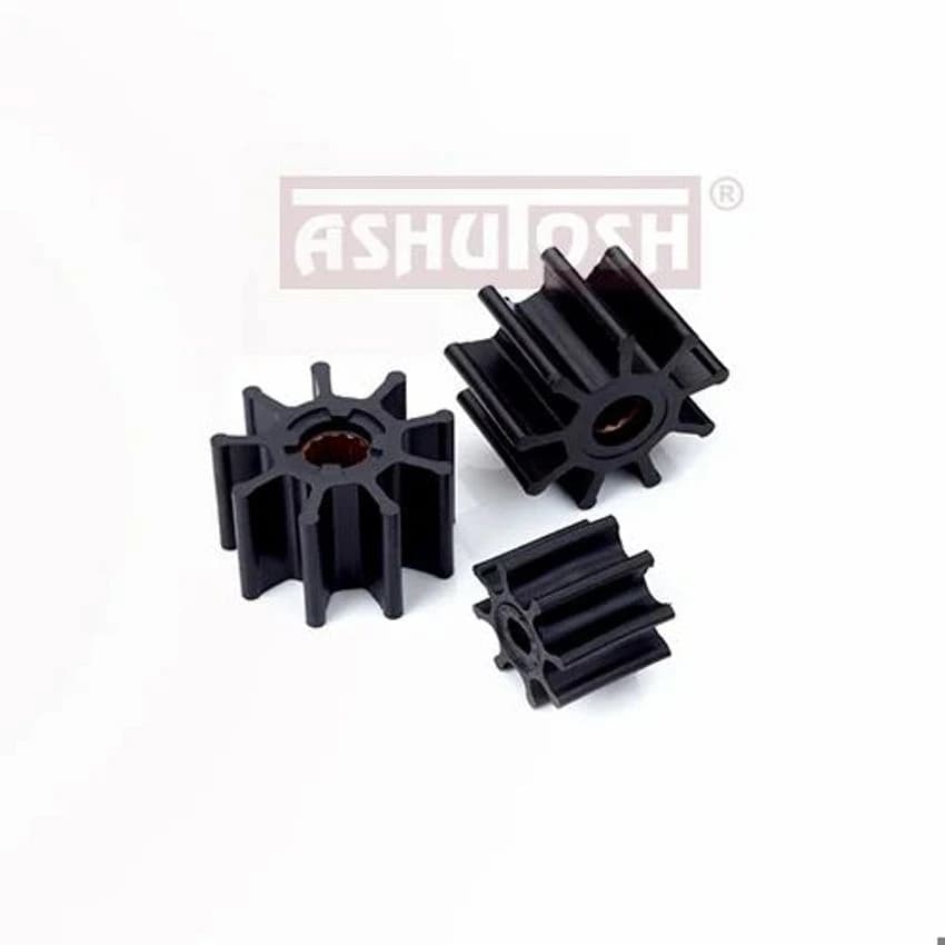 Ashutosh Black Rubber Pump Impeller