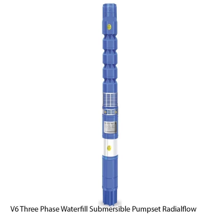 Multi Stage Pump Latteys V6 Three Phase Waterfill Submersible Pumpset Radialflow, Cast Iron