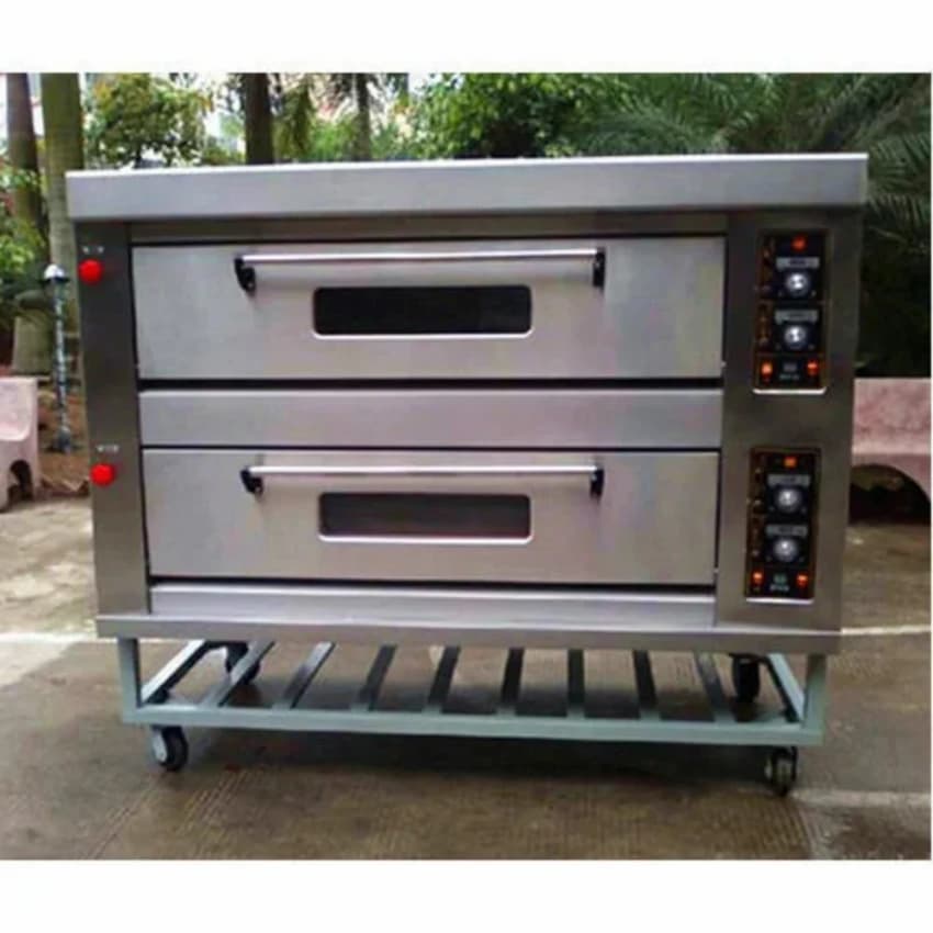 Silver Electric Baking Oven for Pizza