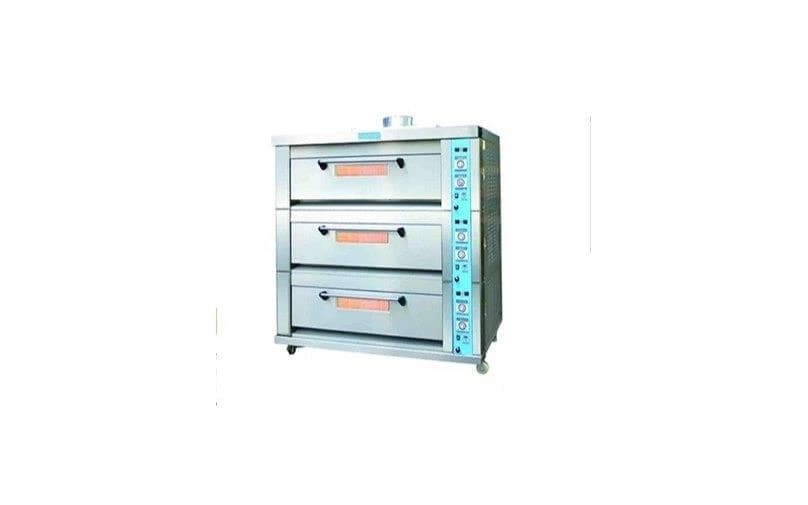 Gas Deck Oven, 2.4 kW/hr, 3 Decks