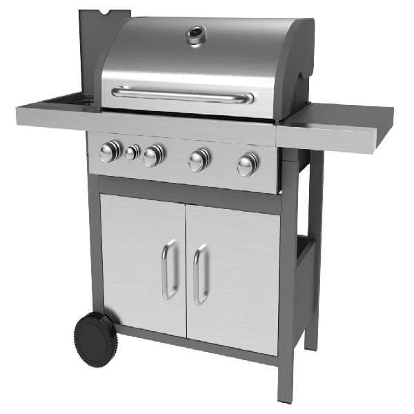Gas SS Barbeque Trolley, For Hotel, 2
