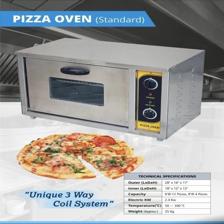 Pizza Oven, 2000 Watt, Capacity: Standard