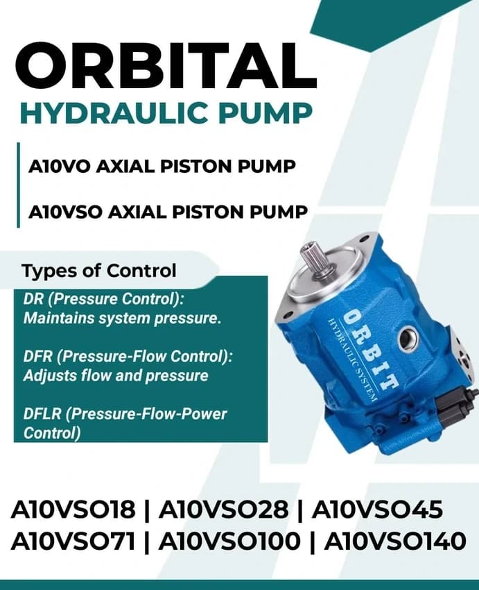 Axial Piston A10VO Bosch Rexroth Hydraulic Pump