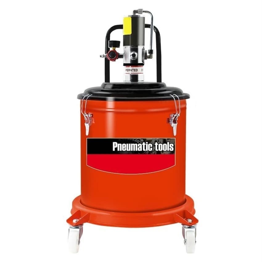 Pneumatic Mild Steel Air Grease Pump, Capacity: 20 Litres, Model Name/Number: PGP-20