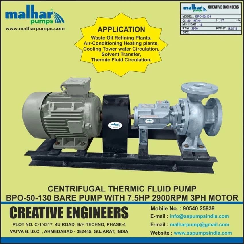 Cast Iron Hot Oil Pump