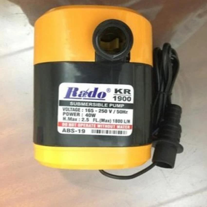 Single Phase Electric Kr-1900 Submersible Cooler Pump, Power: 40 W