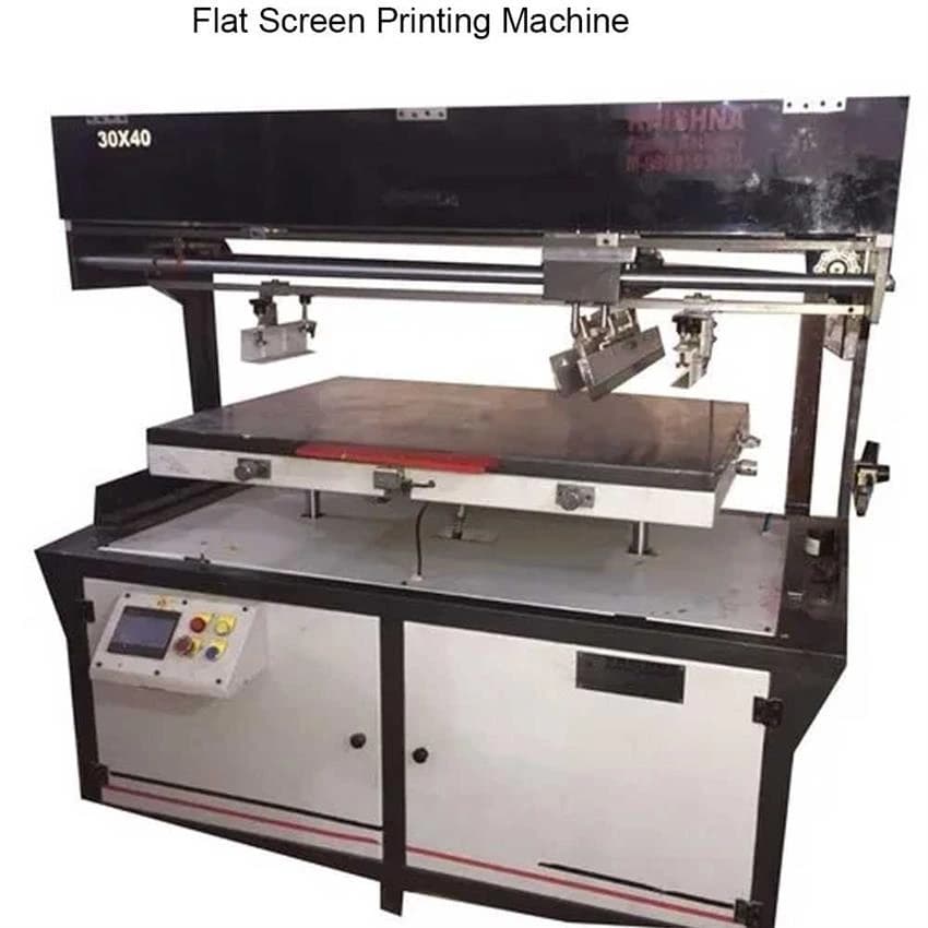 Mild Steel Flat Screen Printing Machine