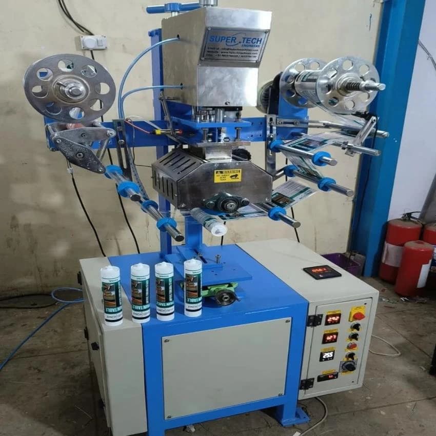 Htl Printing Machine For Round Household Container, Automation Grade: Semi Automatic, Capacity: 15 Pcs Per Minute