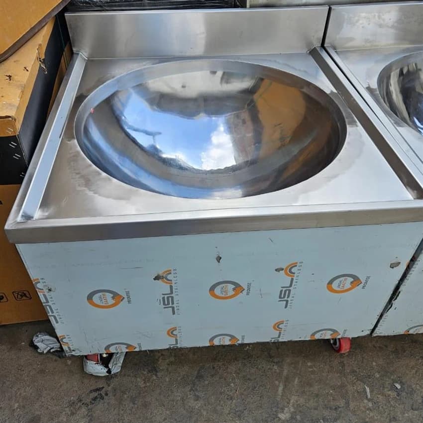 Electric bulk frying kadhai