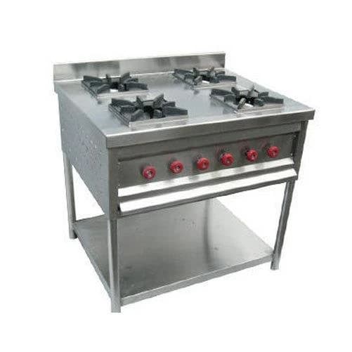Stainless Steel Four Burner Gas Stove