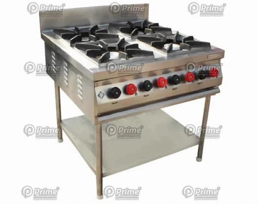 LPG Four Burner Continental Range, For Commercial