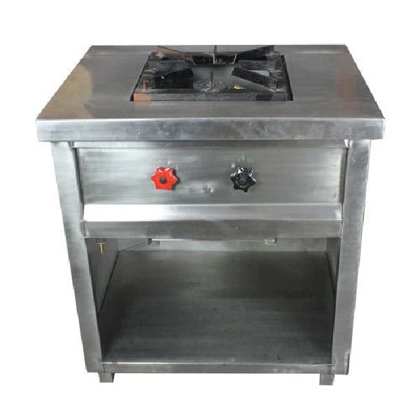 Stainless Steel Single Burner Gas Bhatti
