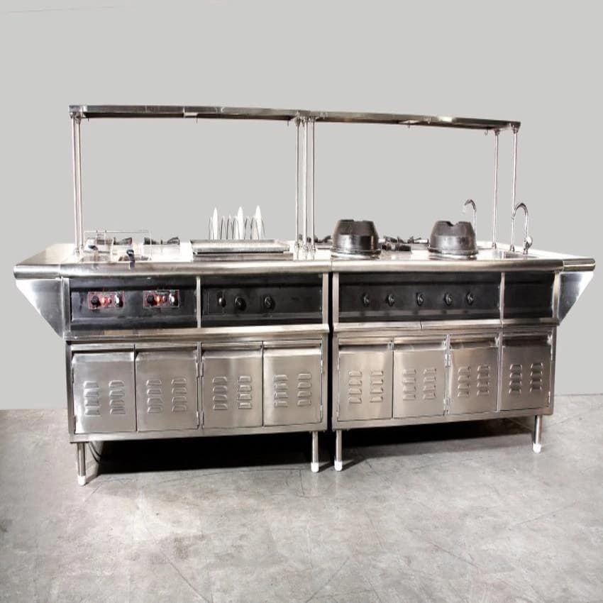 Raunak Kitchen Stainless Steel Monoblock Cooking Station, 550 Watt