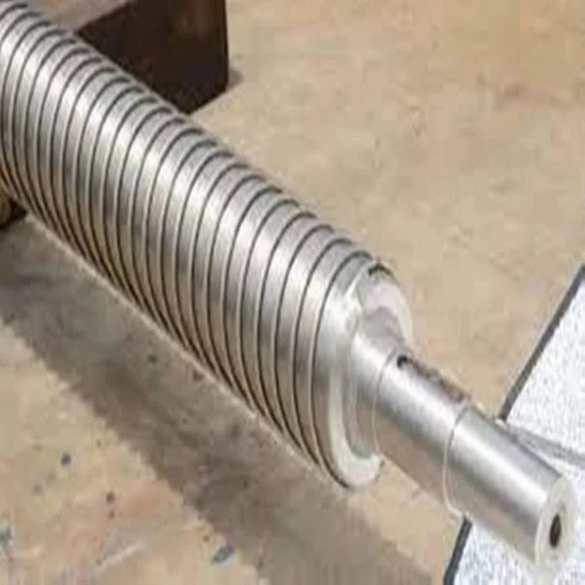 Wetting With Rubber Stainless Steel Scroll Roll, Packaging: Wooden Box