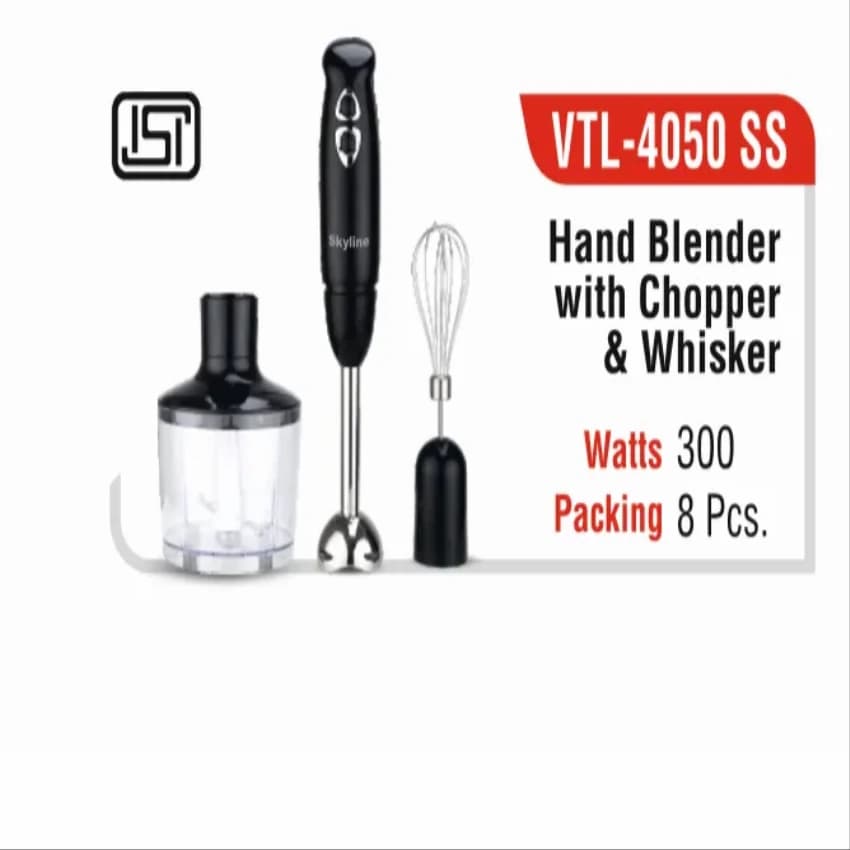 Skyline Hand Blender with Chopper, 300 W