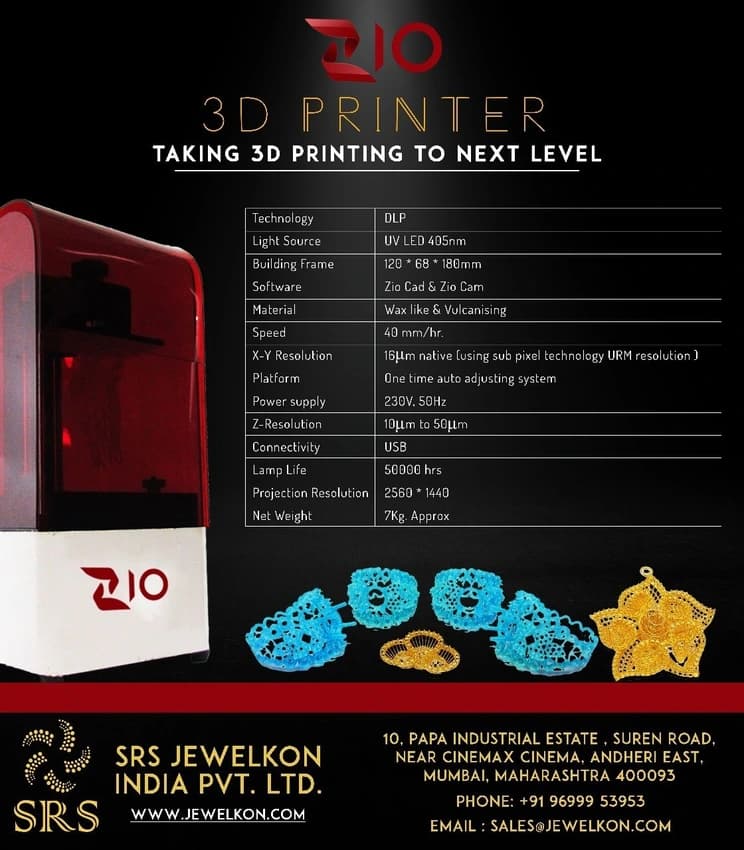 0.2mm 3d Printer, 120*68*180 Mm