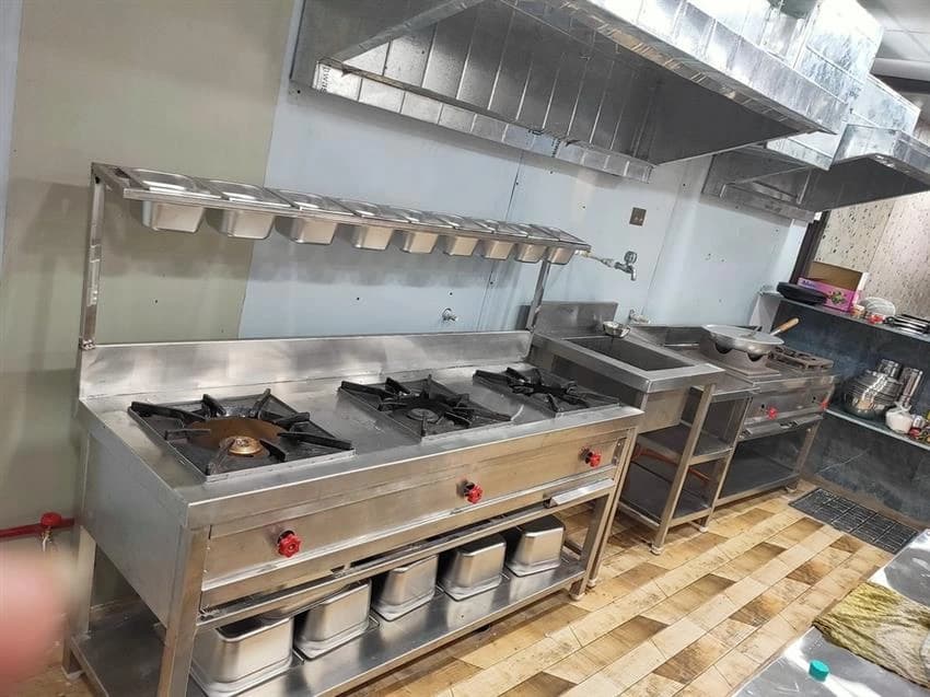Kitchen Set Up For Hotel
