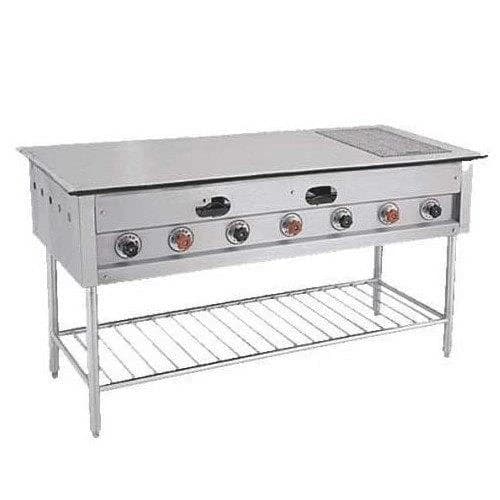 Stainless Steel Manual HFI Chapati Plate With Puffer (Hotfrost), For Commercial