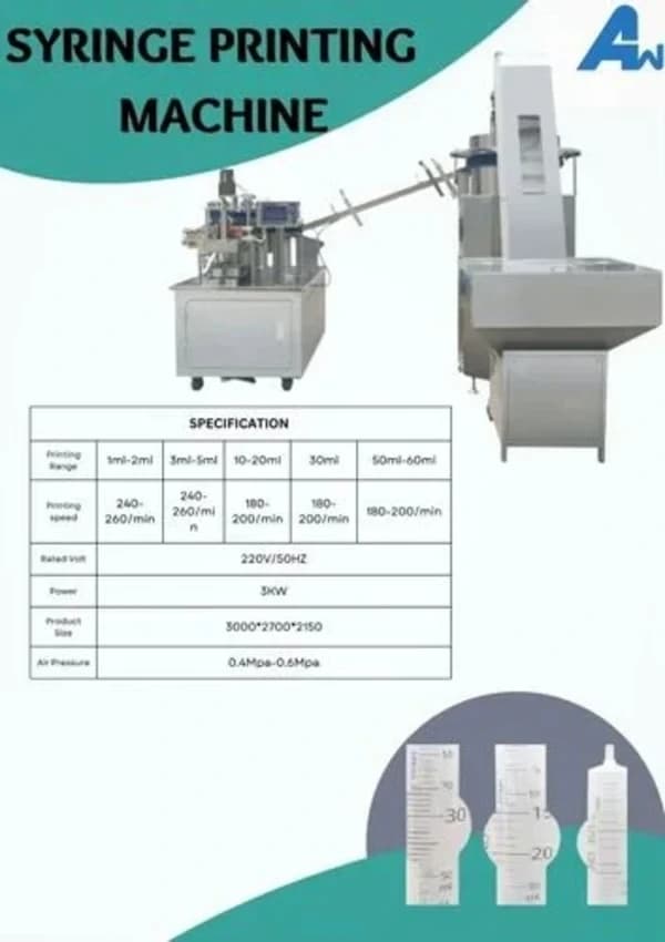 Syringe Barrel Printing Machine