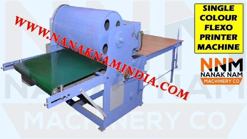 Single Color Flexo Printer Corrugation Machine
