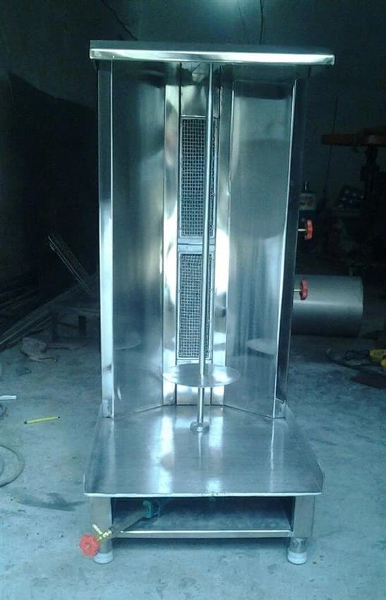 Stainless Steel Gas Shawarma Machine, For Restaurant