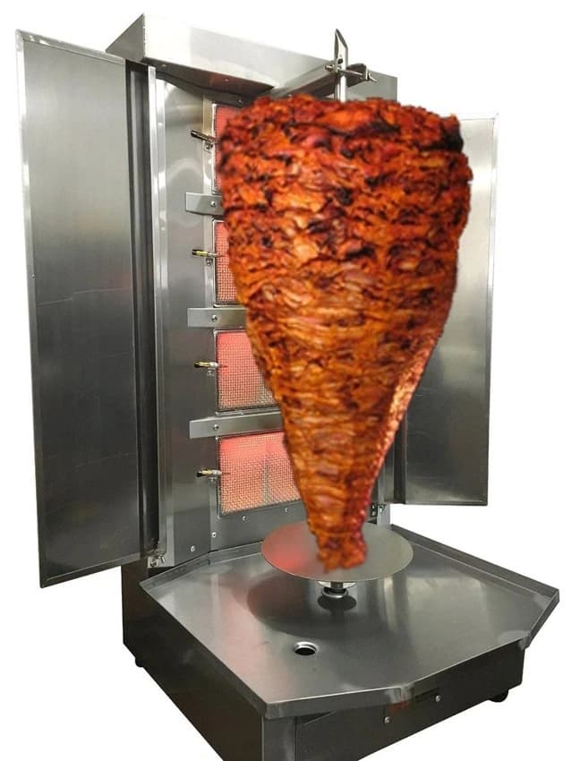 Electric Shawarma Machine, For Restaurant, Number Of Gas Burners: 2
