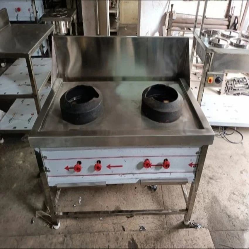 2 Burner Chinese Cooking Range