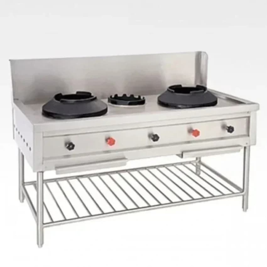 2 Burner Chinese Cooking Range