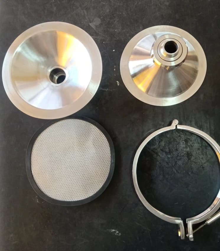 Milk Conical Filter Strainer