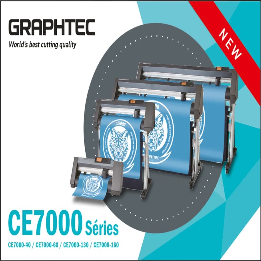 Graphtec CE 7000-60 Cutting Plotter, Plt Dxf Ai Bmp, 230 Ac