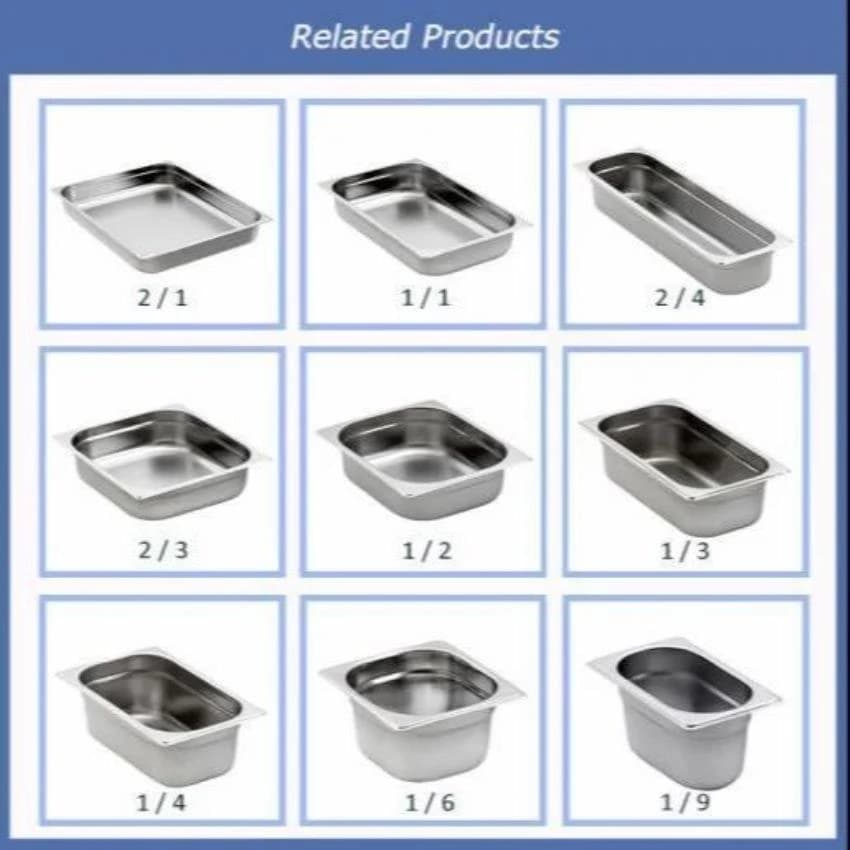 Stainless Steel G.N. Pans, For Restaurant