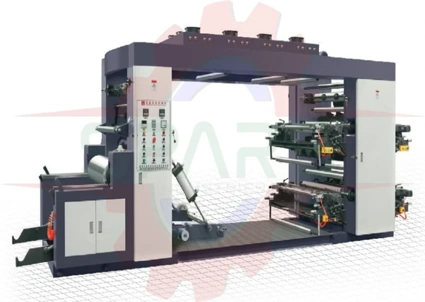 Roll To Roll Flexographic Printing Machine