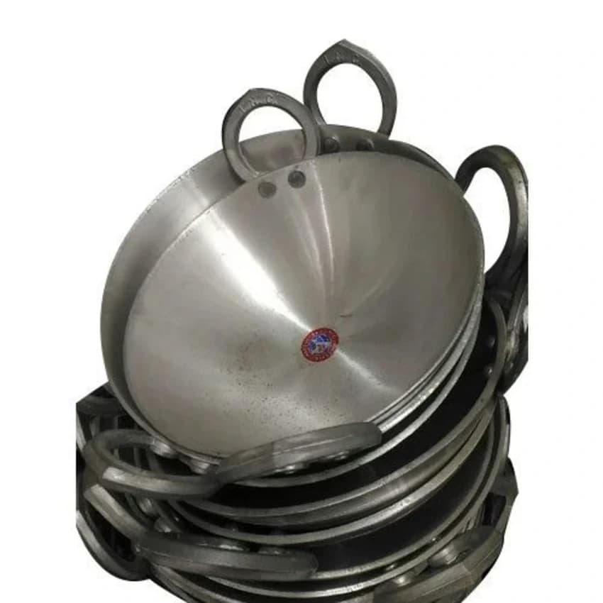 Silver Aluminium Kadhai