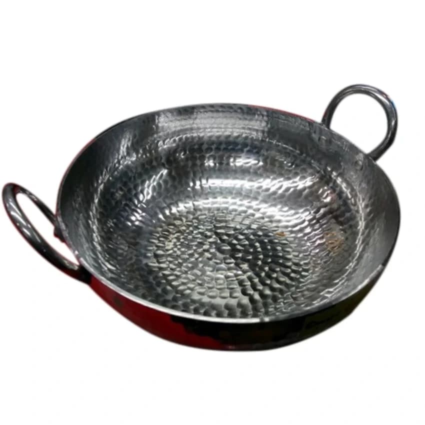 C.G. Trading Round Aluminium Kadai, For Kitchen, Capacity: 1.5 L