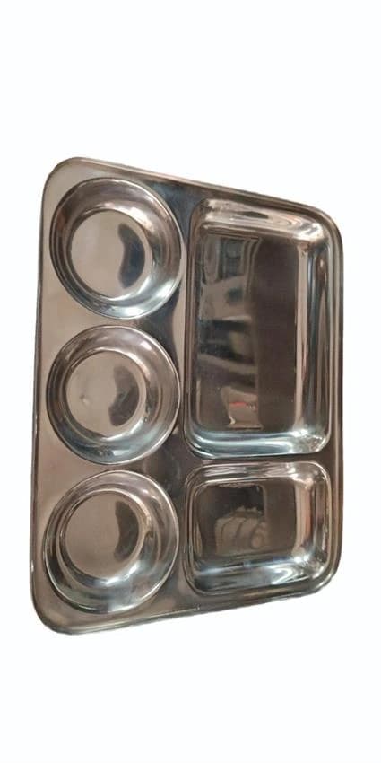 Stainless Steel (10x7) Inches SS Nasta plate, 5, 10 inch