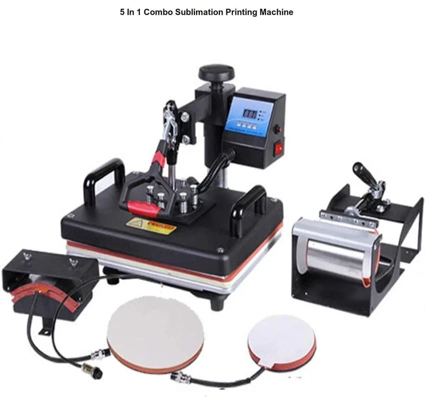 5 In 1 Combo Sublimation Printing Machine, For Textile Industry