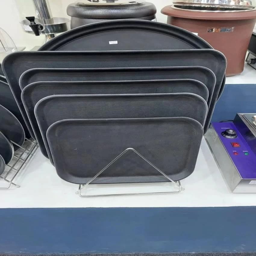 Fiber Anti Skid Tray Black