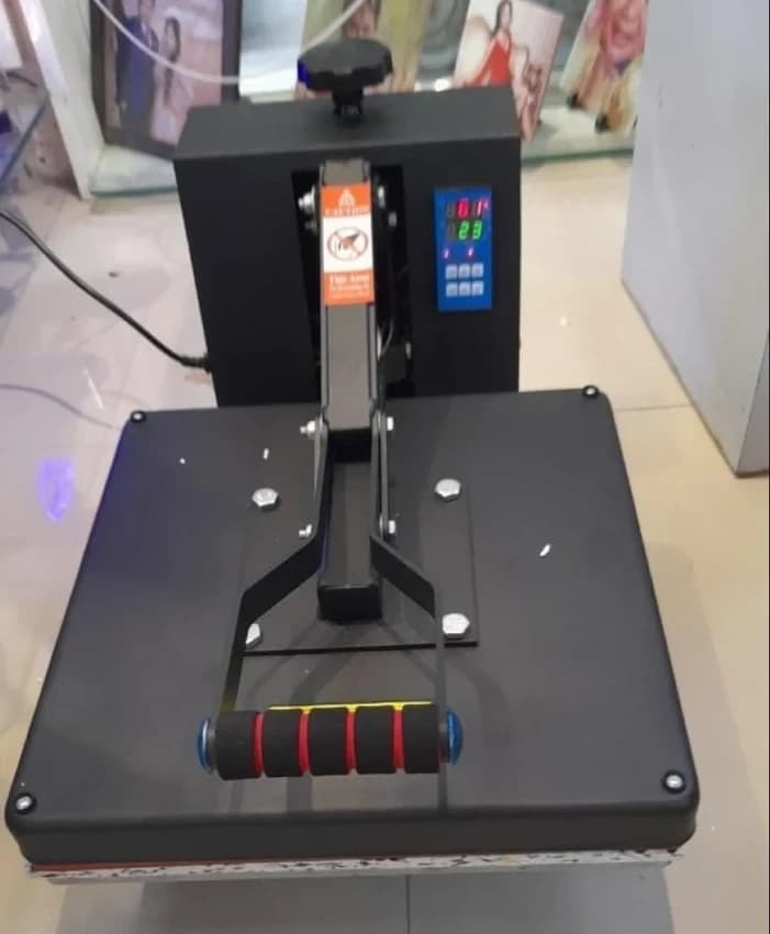 15x15 Flat Heat Press Machine, Model Name/Number: Kiran Infotech, Capacity: 1200Watt