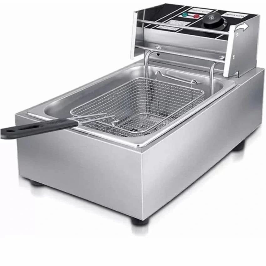 Dairy Suvidha Stainless Steel Deep Fryer, For Commercial, Size: 5,13 Liter