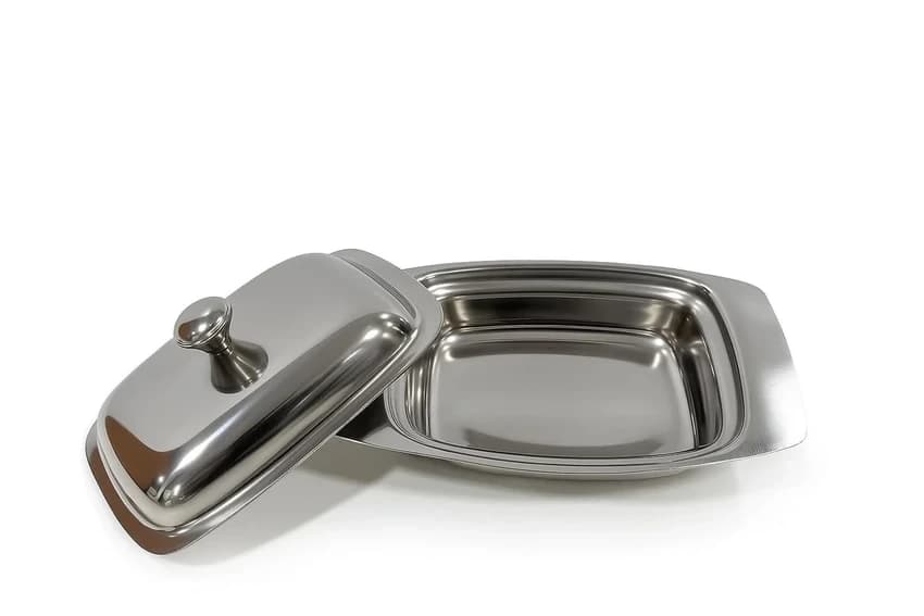 Stainless Steel Butter Dish with Lid