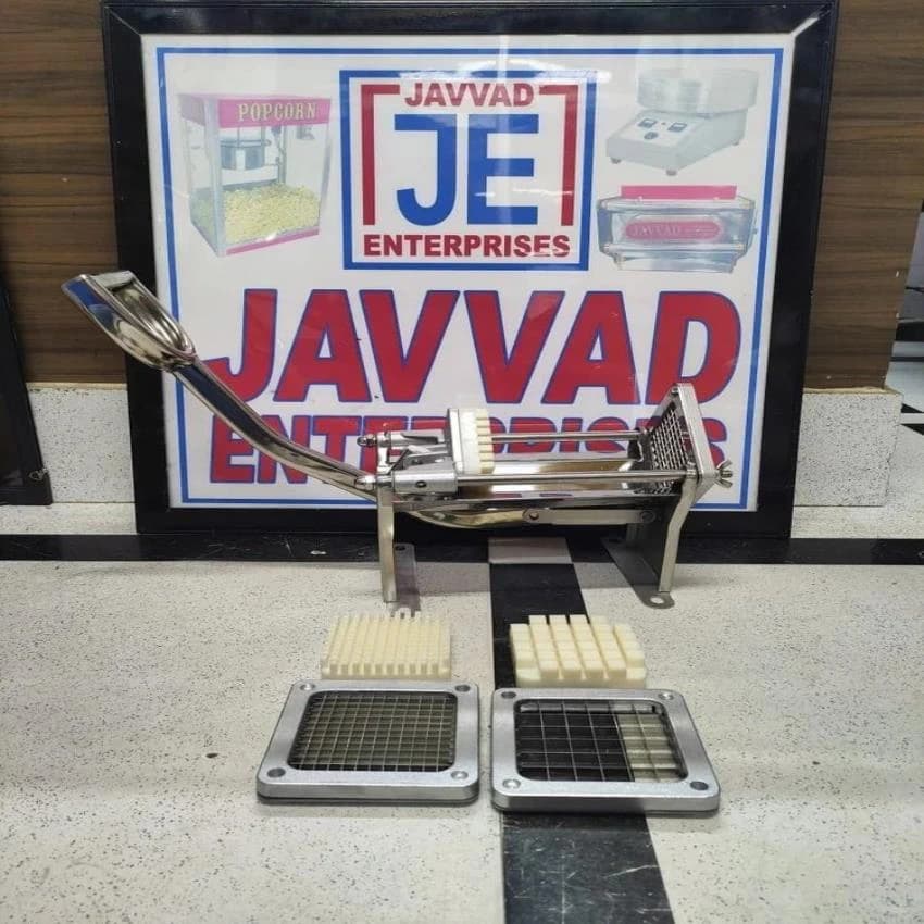 White Stainless Steel French Fries Cutter, For Commercial