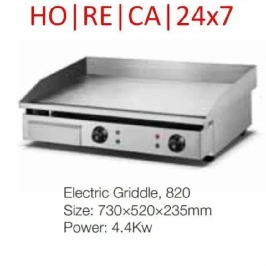 Stainless Steel Electric Griddle Plate, Size: 1.5 Ft