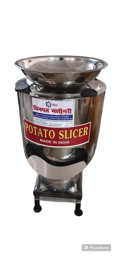 Stainless Steel Potato Chips Making Machine, For Commercial
