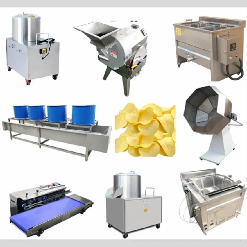 Stainless Steel Potato Aloo Chips Making Manufacturing Machine Price In India, For Commercial, Capacity: 100kg hour
