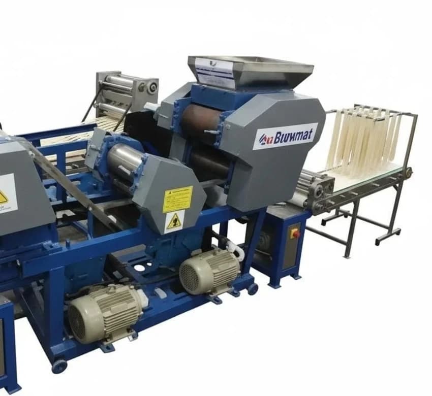 Semi Automatic Noodle Machine, Production Capacity: 250 kg/hr, Motor Power: 3 HP