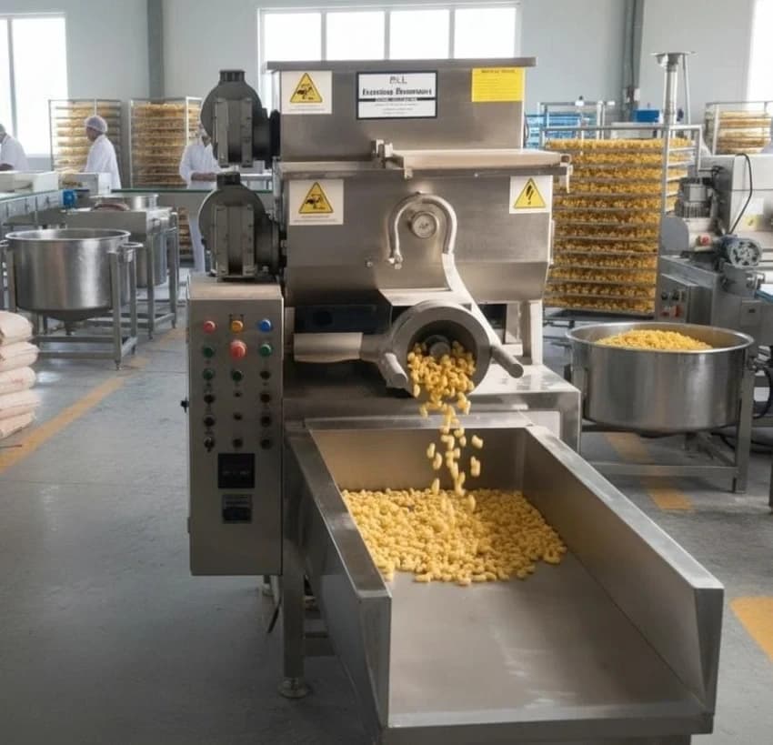 200 Kg Pasta Extruder Machine, Motor Power: 10 HP