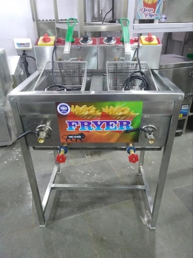 Commercial Frying Equipment, 230 Voltage, Capacity: 8+8 Liter