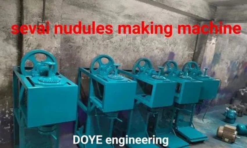3- Stage Polished Sevai Noodle Making Machine, Capacity: 45