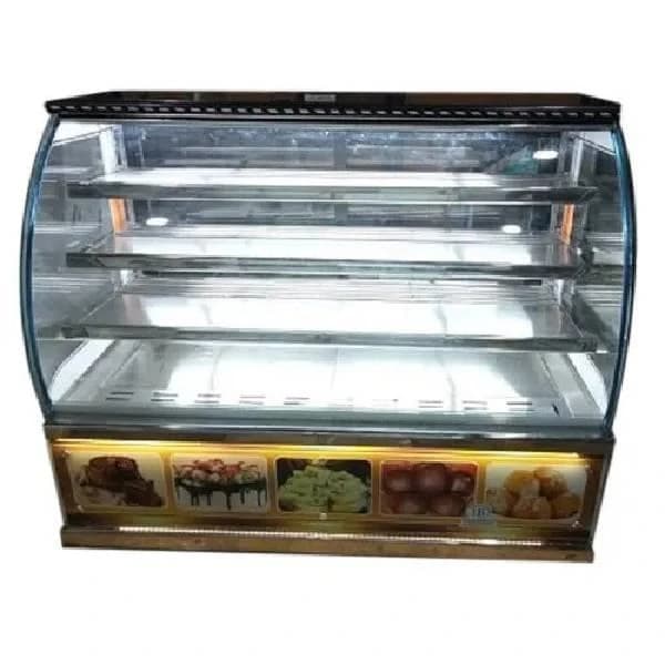 Curved Glass Display Counter